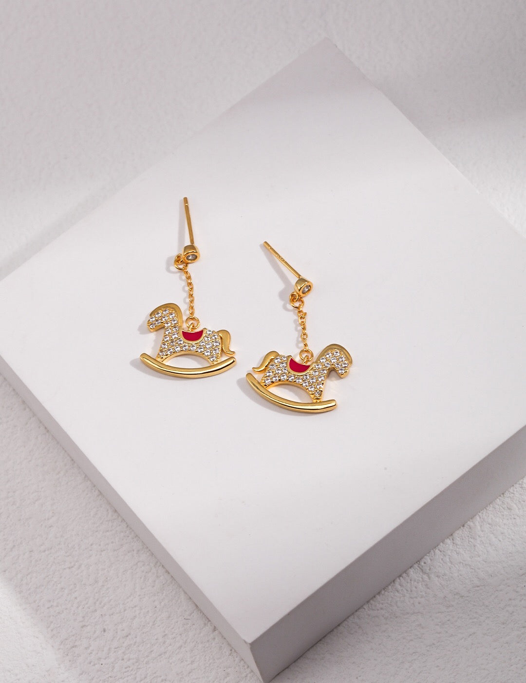 All the Happiness – Rocking Horse Earrings