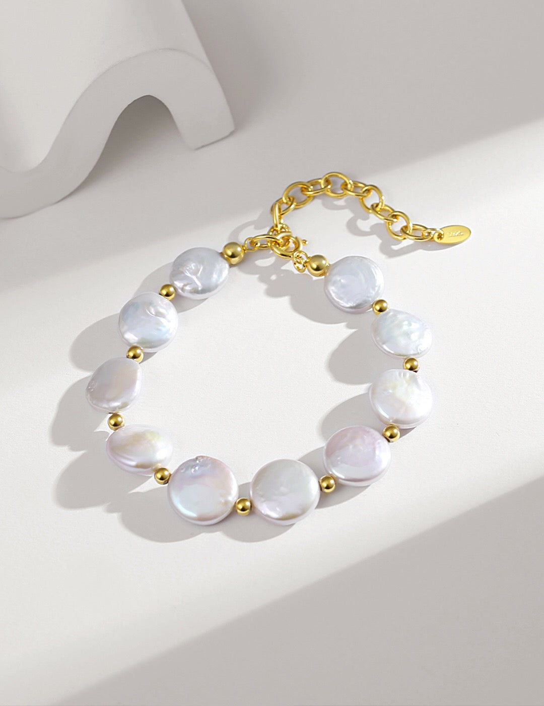 Natural Baroque Pearl Set - Bracelet and Earrings